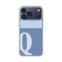 スリムプロテクションケース［ オリジナル - initial two tone - Q blue ］