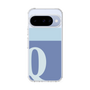 スリムプロテクションケース［ オリジナル - initial two tone - Q blue ］