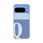 スリムプロテクションケース［ オリジナル - initial two tone - Q blue ］