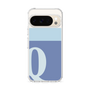 スリムプロテクションケース［ オリジナル - initial two tone - Q blue ］