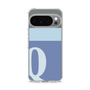 スリムプロテクションケース［ オリジナル - initial two tone - Q blue ］