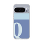 スリムプロテクションケース［ オリジナル - initial two tone - Q blue ］