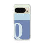 スリムプロテクションケース［ オリジナル - initial two tone - Q blue ］