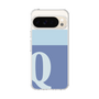 スリムプロテクションケース［ オリジナル - initial two tone - Q blue ］