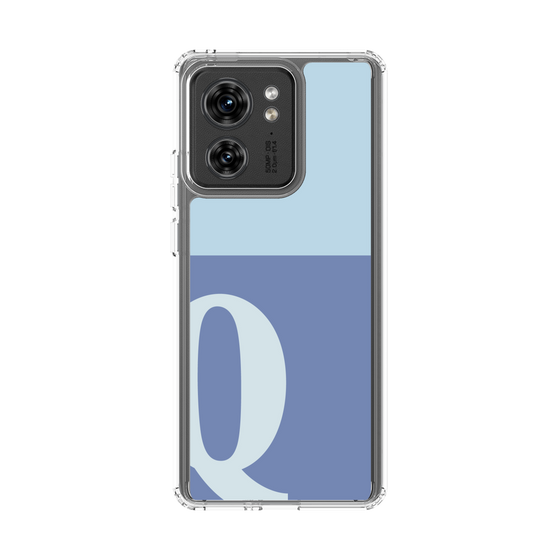 スリムプロテクションケース［ オリジナル - initial two tone - Q blue ］