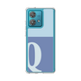 スリムプロテクションケース［ オリジナル - initial two tone - Q blue ］