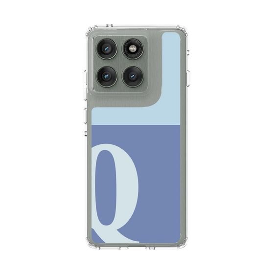 スリムプロテクションケース［ オリジナル - initial two tone - Q blue ］