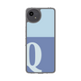 スリムプロテクションケース［ オリジナル - initial two tone - Q blue ］