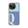 スリムプロテクションケース［ オリジナル - initial two tone - Q blue ］
