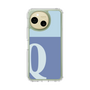 スリムプロテクションケース［ オリジナル - initial two tone - Q blue ］