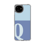 スリムプロテクションケース［ オリジナル - initial two tone - Q blue ］