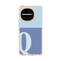 スリムプロテクションケース［ オリジナル - initial two tone - Q blue ］