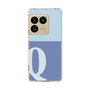スリムプロテクションケース［ オリジナル - initial two tone - Q blue ］