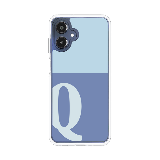 スリムプロテクションケース［ オリジナル - initial two tone - Q blue ］