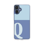 スリムプロテクションケース［ オリジナル - initial two tone - Q blue ］