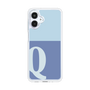 スリムプロテクションケース［ オリジナル - initial two tone - Q blue ］
