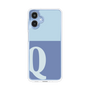 スリムプロテクションケース［ オリジナル - initial two tone - Q blue ］
