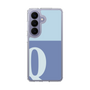 スリムプロテクションケース［ オリジナル - initial two tone - Q blue ］