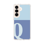 スリムプロテクションケース［ オリジナル - initial two tone - Q blue ］