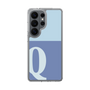 スリムプロテクションケース［ オリジナル - initial two tone - Q blue ］