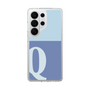 スリムプロテクションケース［ オリジナル - initial two tone - Q blue ］