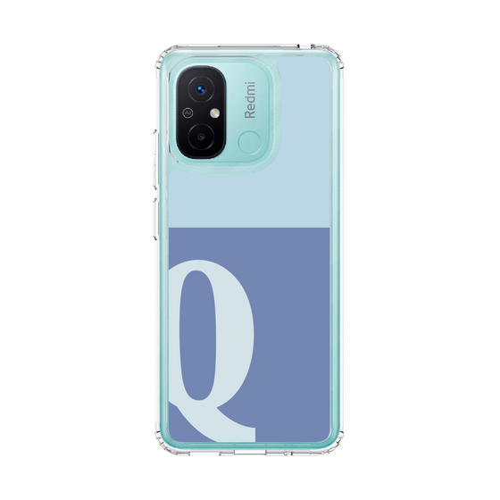 スリムプロテクションケース［ オリジナル - initial two tone - Q blue ］