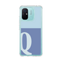 スリムプロテクションケース［ オリジナル - initial two tone - Q blue ］