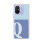 スリムプロテクションケース［ オリジナル - initial two tone - Q blue ］
