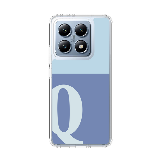 スリムプロテクションケース［ オリジナル - initial two tone - Q blue ］