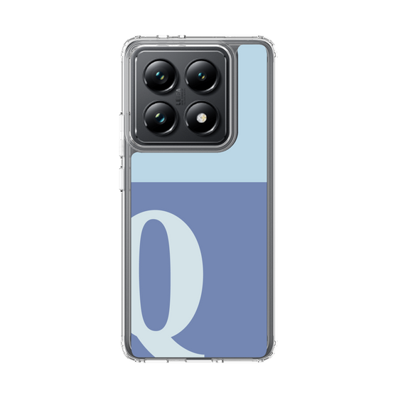 スリムプロテクションケース［ オリジナル - initial two tone - Q blue ］