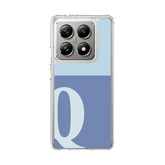 スリムプロテクションケース［ オリジナル - initial two tone - Q blue ］