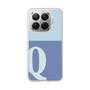 スリムプロテクションケース［ オリジナル - initial two tone - Q blue ］