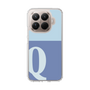 スリムプロテクションケース［ オリジナル - initial two tone - Q blue ］
