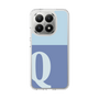 スリムプロテクションケース［ オリジナル - initial two tone - Q blue ］