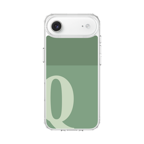 スリムプロテクションケース［ オリジナル - initial two tone - Q green ］
