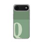 スリムプロテクションケース［ オリジナル - initial two tone - Q green ］
