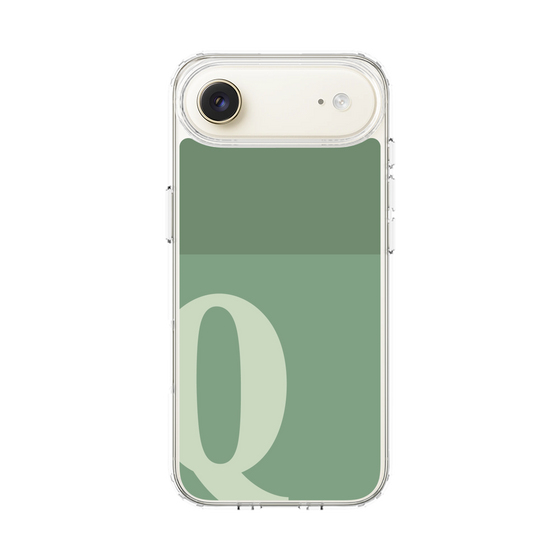 スリムプロテクションケース［ オリジナル - initial two tone - Q green ］