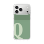 スリムプロテクションケース［ オリジナル - initial two tone - Q green ］