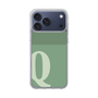 スリムプロテクションケース［ オリジナル - initial two tone - Q green ］