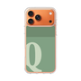 スリムプロテクションケース［ オリジナル - initial two tone - Q green ］