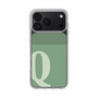 スリムプロテクションケース［ オリジナル - initial two tone - Q green ］