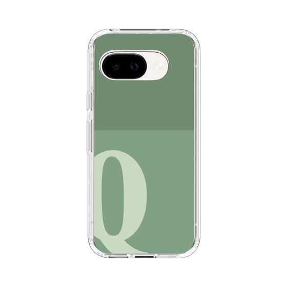 スリムプロテクションケース［ オリジナル - initial two tone - Q green ］