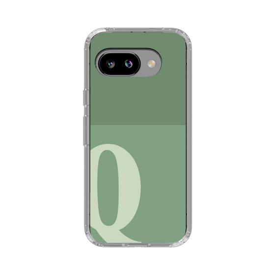 スリムプロテクションケース［ オリジナル - initial two tone - Q green ］