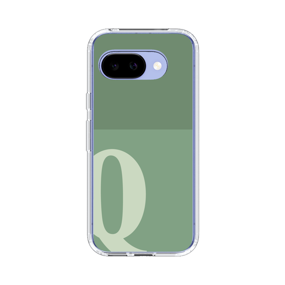 スリムプロテクションケース［ オリジナル - initial two tone - Q green ］