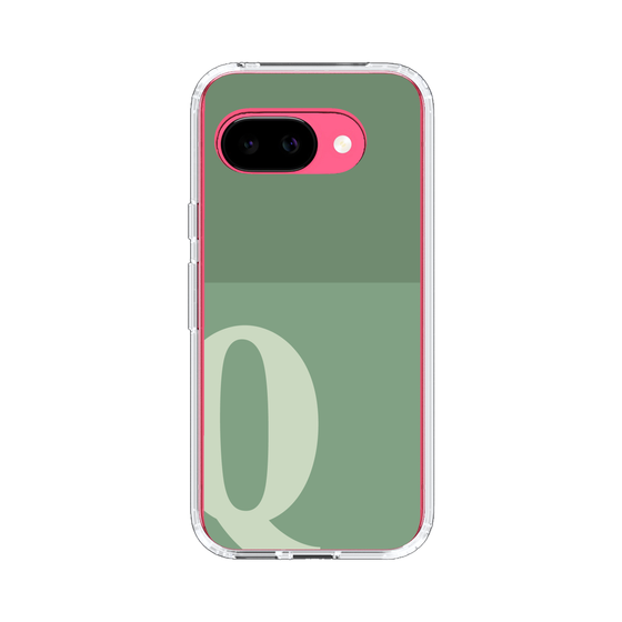 スリムプロテクションケース［ オリジナル - initial two tone - Q green ］