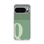 スリムプロテクションケース［ オリジナル - initial two tone - Q green ］
