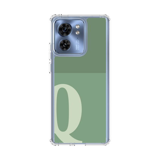 スリムプロテクションケース［ オリジナル - initial two tone - Q green ］