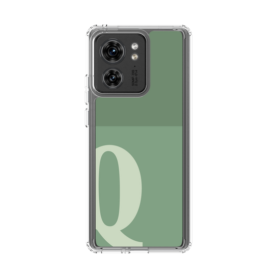 スリムプロテクションケース［ オリジナル - initial two tone - Q green ］