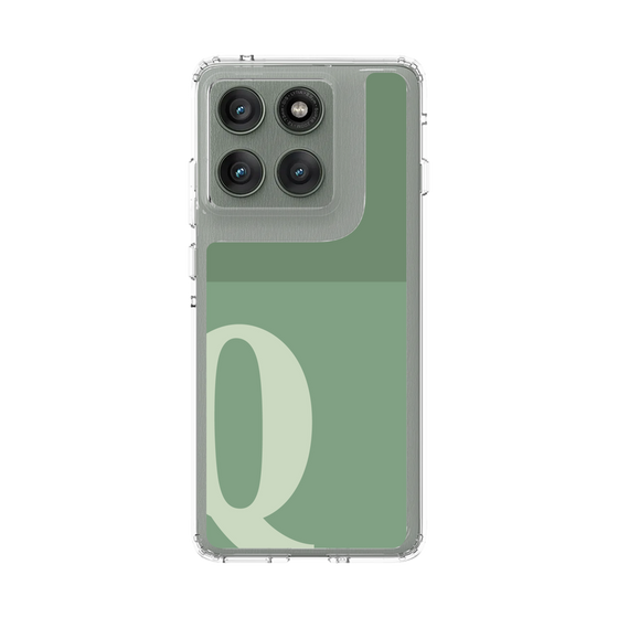 スリムプロテクションケース［ オリジナル - initial two tone - Q green ］