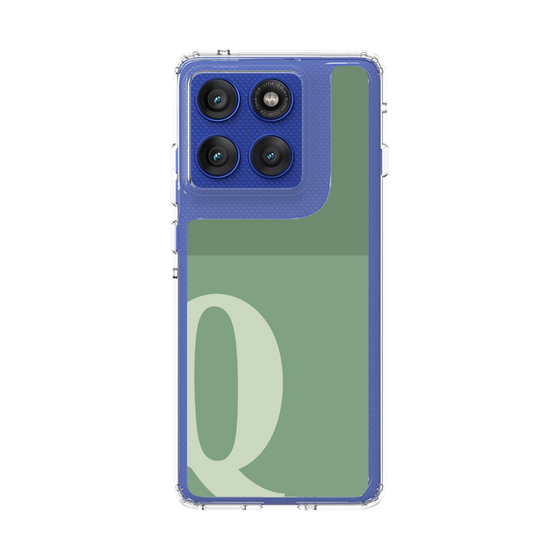 スリムプロテクションケース［ オリジナル - initial two tone - Q green ］